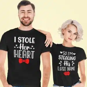 Majica Za Pare - I Stole Her Heart, So I`m Stealing — tisk na majico