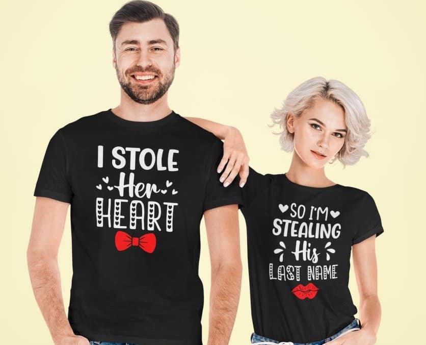 Majica Za Pare - I Stole Her Heart, So I`m Stealing — tisk na majico