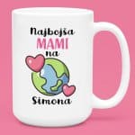 Skodelica - Najboljša Mami Na Svetu [IME po želji] — tisk na majico