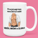 Skodelica - Prva Jutranja Kava — tisk na majico