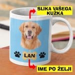 Vaš kuža na skodelici — tisk na majico
