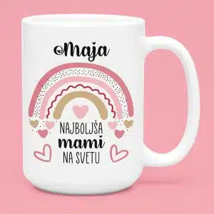Skodelica - Najboljša Mami Na Svetu [IME po želji] — tisk na majico