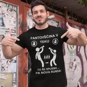 Fantovščina V Teku — tisk na majico