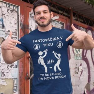 Fantovščina V Teku — detajl natisa