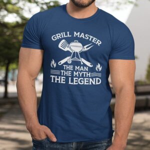 Majica Thy Myth, The Legend — detajl natisa