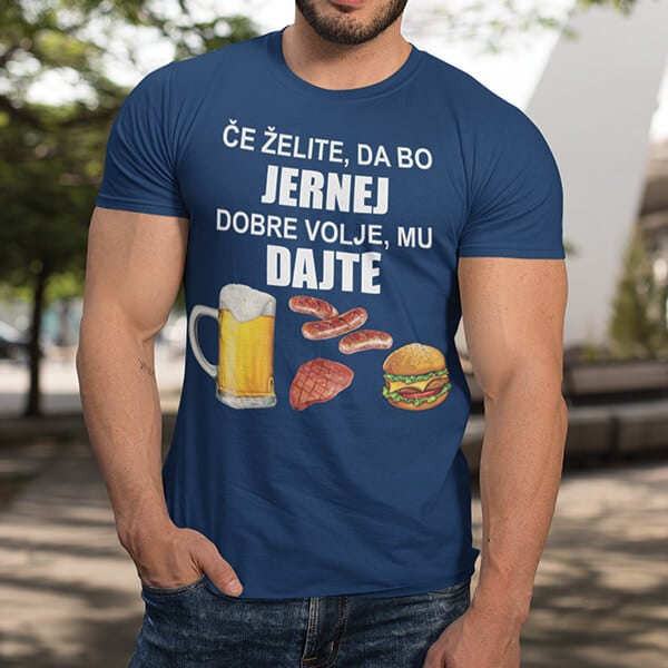 Piknik majica - Dobre Volje [IME po želji] — detajl natisa