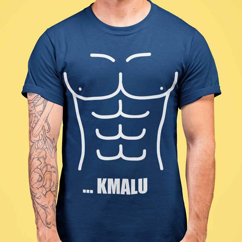 SIXPACK ... kmalu — tisk na majico