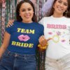 Majice Za Dekliščino - TEAM BRIDE (ustnice) — detajl natisa
