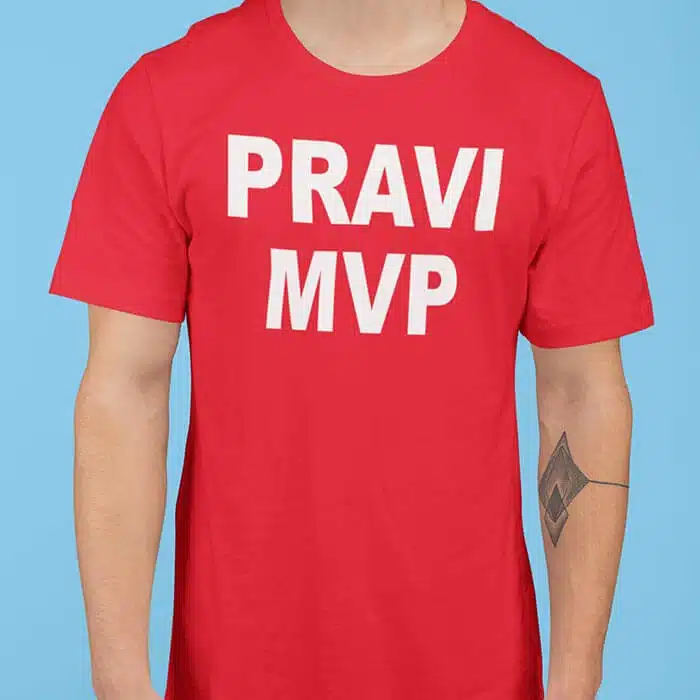 Košarkarska majica - PRAVI MVP — različica 4