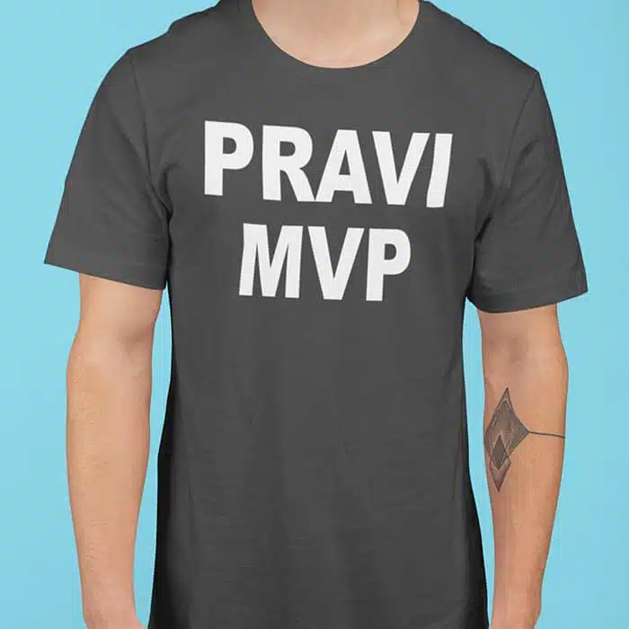 Košarkarska majica - PRAVI MVP — različica 3