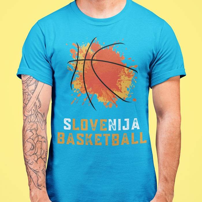 Navijaške majice - Slovenija Basketball — različica 3