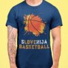 Navijaške majice - Slovenija Basketball — detajl natisa