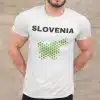 Navijaška majica SLOVENIA — detajl natisa