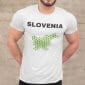 Navijaška majica SLOVENIA — detajl natisa