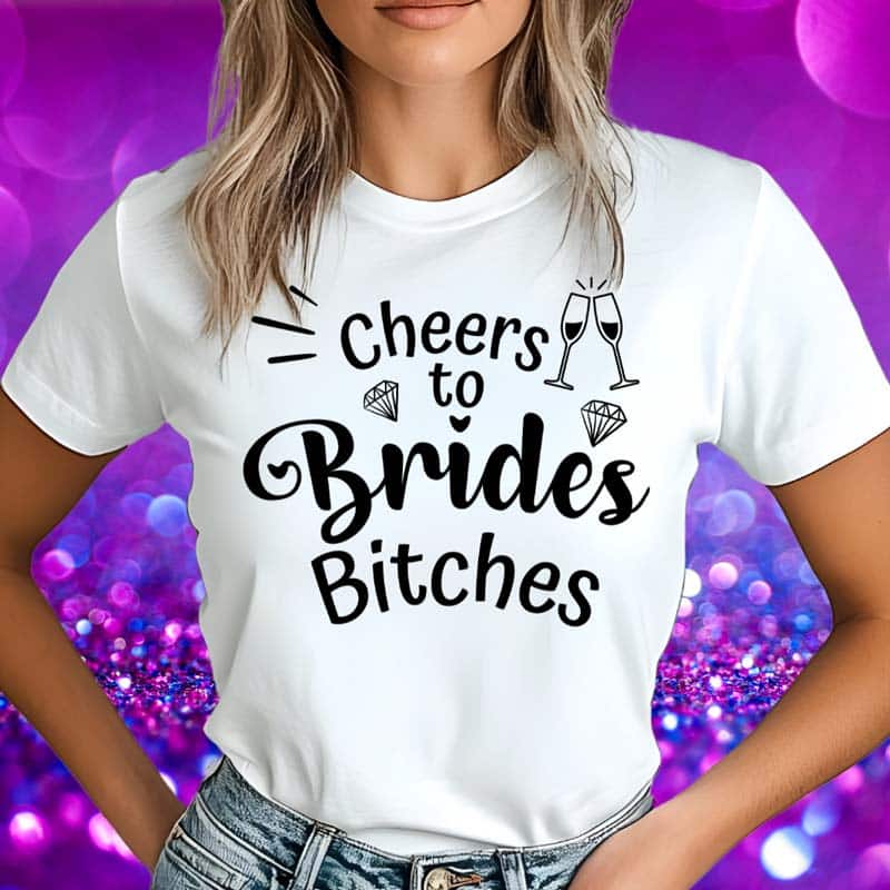 Majice Za Dekliščino - Cheers To Brides Bit ... — tisk na majico