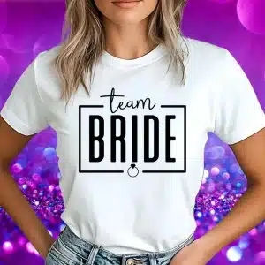 Majice Za Dekliščino - Team Bride — tisk na majico
