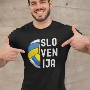 Navijaška majica za ODBOJKO - SLO VEN IJA — tisk na majico