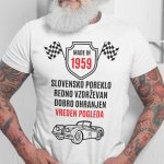 Majica MADE IN [letnica rojstva po želji] — tisk na majico