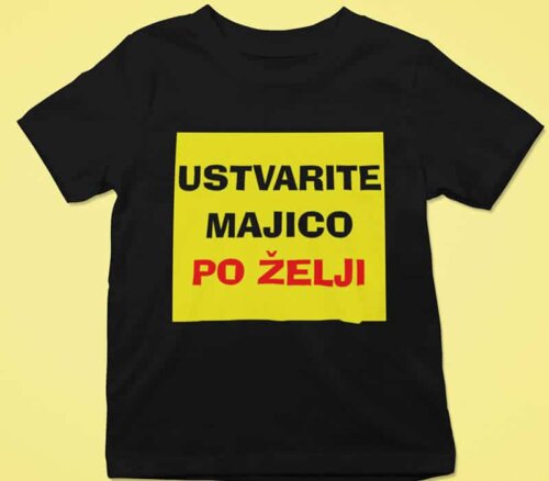 TISK NA MAJICO - PO ŽELJI — različica 4
