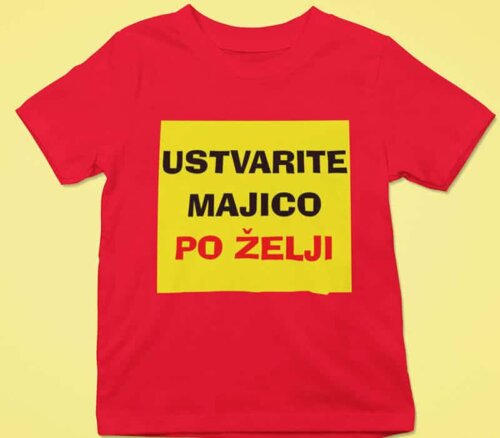 TISK NA MAJICO - PO ŽELJI — različica 3