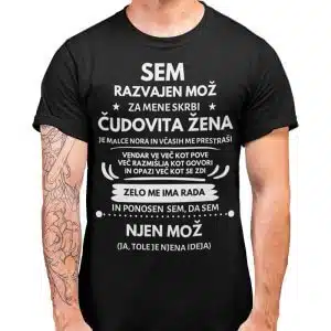 Majica RAZVAJEN MOŽ — tisk na majico