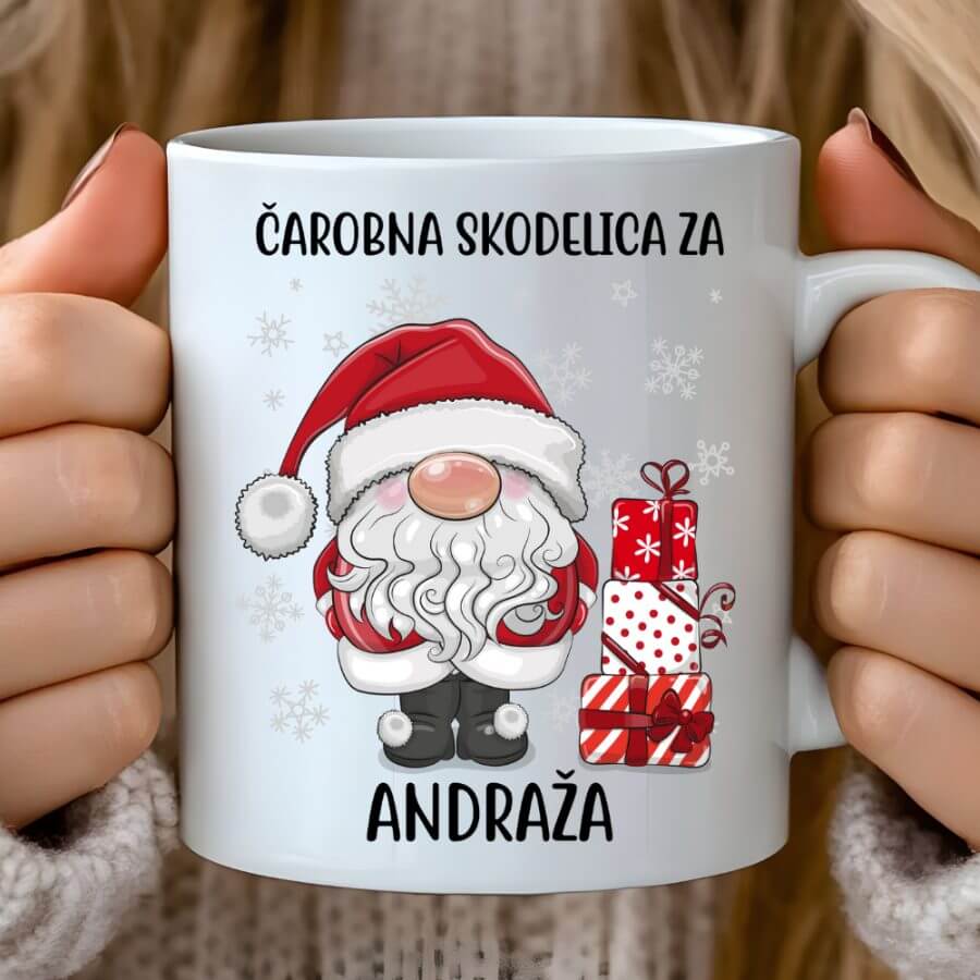 Skodelica - Čarobna Skodelica Za + IME — tisk na majico