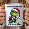 Skodelica Grinch Moje Razpoloženje + IME — tisk na majico