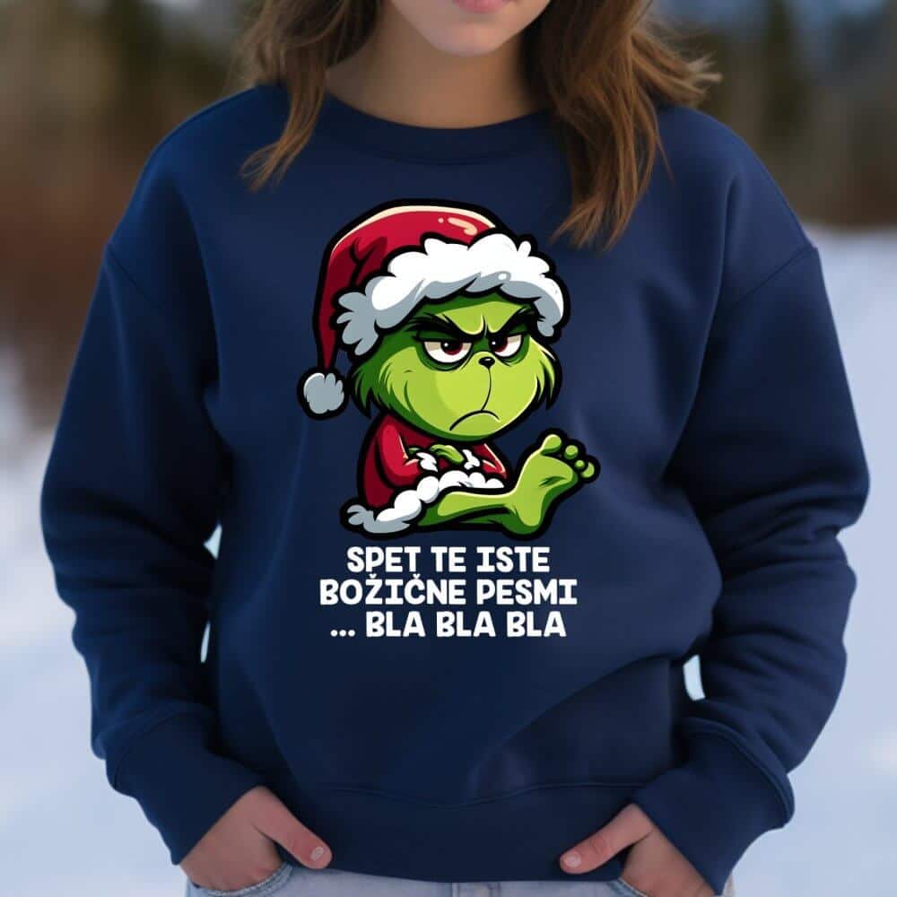 Tečni Grinch, božične pesmi ... + IME po želji — različica 3