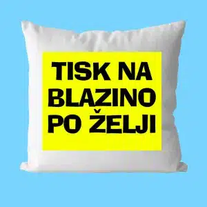 Okrasna blazina - ustvarjeno z vašo fotografijo (40x40 cm) — tisk na majico