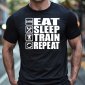 Eat Sleep Train Repeat — tisk na majico