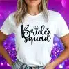Majice Za Dekliščino - Bride Squad — tisk na majico