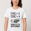 Kopiraj diplomo majica - inženir/računalničar — različica 3