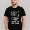 Kopiraj diplomo majica - inženir/računalničar — tisk na majico