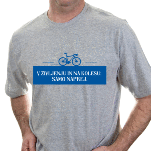 V življenju in na kolesu: samo naprej — detajl natisa