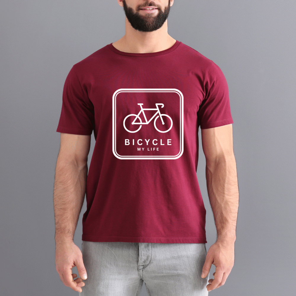 Majica bicycle my life — različica 4