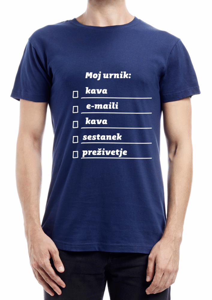 Majica Moj urnik — različica 3