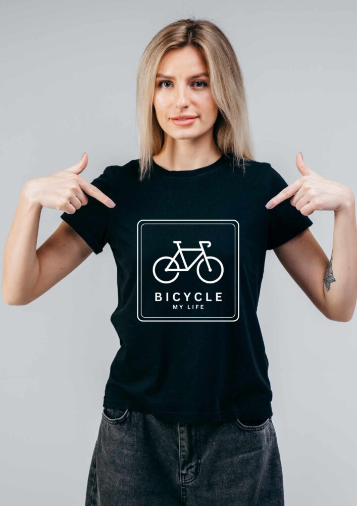 Majica bicycle my life — različica 3