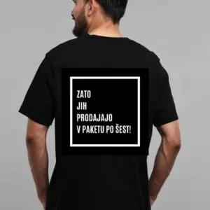 Ne rešijo se vsi problemi z enim pivom... zato jih prodajajo v paketu po šest! — detajl natisa