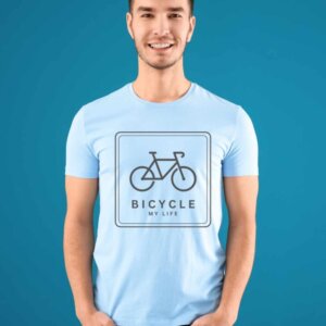 Majica bicycle my life — tisk na majico